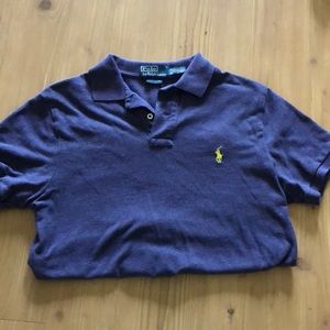 Men’s purple shirt sleeve Polo by Ralph Lauren